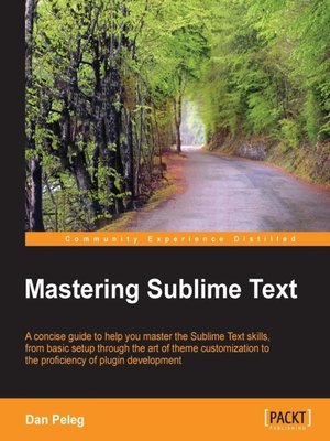 cover image of Mastering Sublime Text